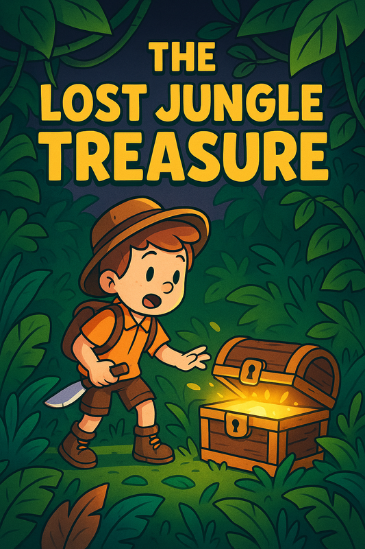 Ebook Cover : The Lost Jungle Treasure
