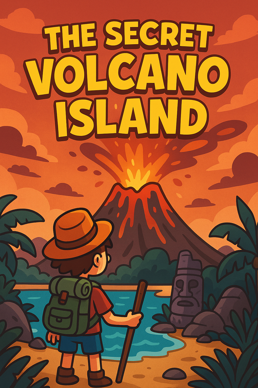 Ebook Cover : The Secret Volcano Island