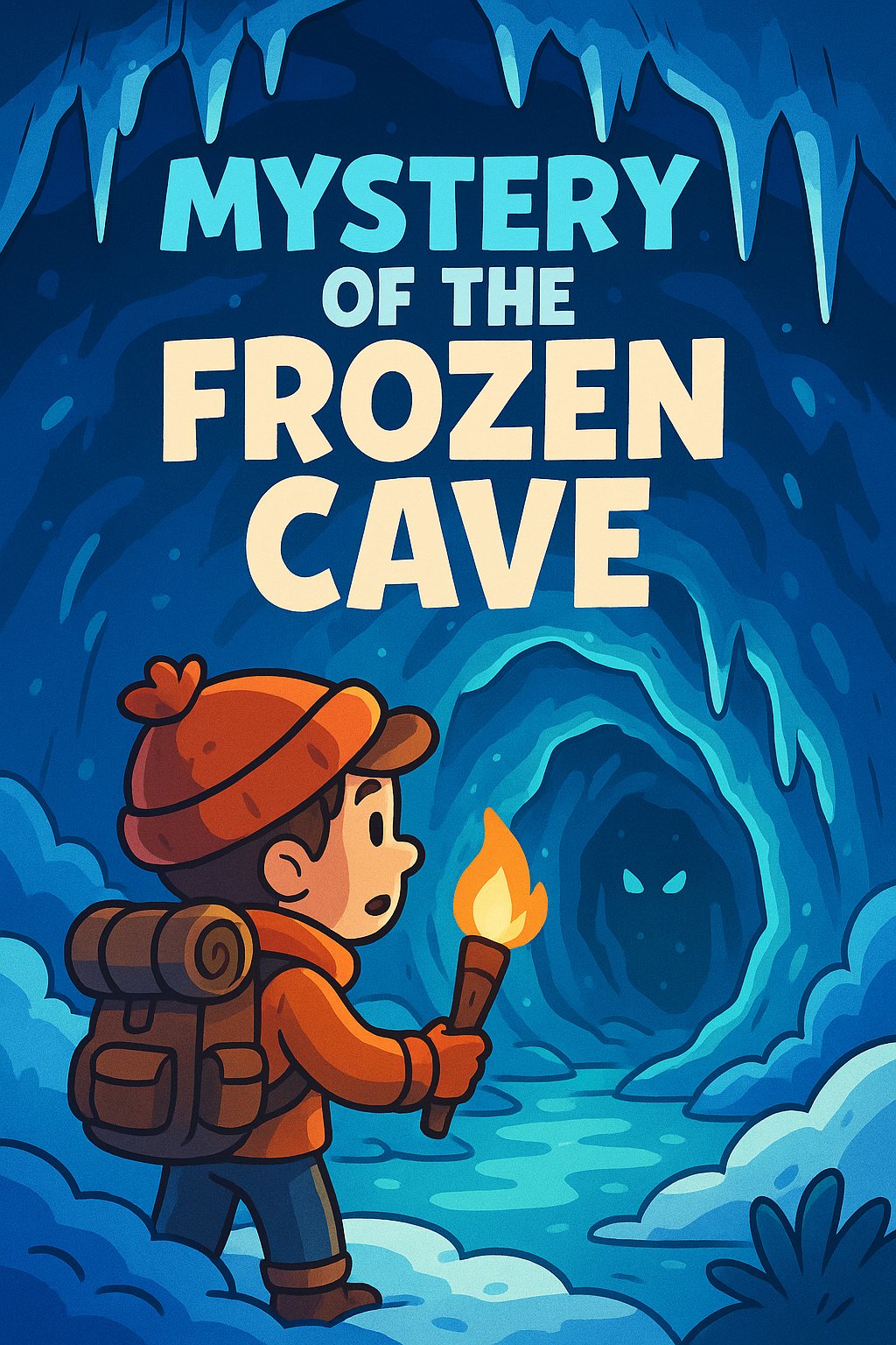 Ebook Cover : Mystery of the Frozen Cave
