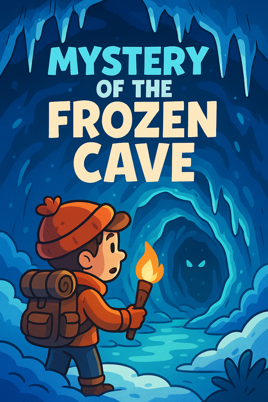 Ebook Cover : Mystery of the Frozen Cave