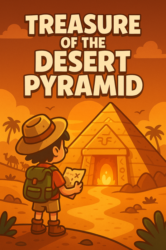 Ebook Cover : Treasure of the Desert Pyramid