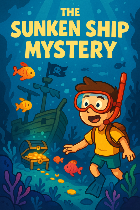 Ebook Cover : The Sunken Ship Mystery